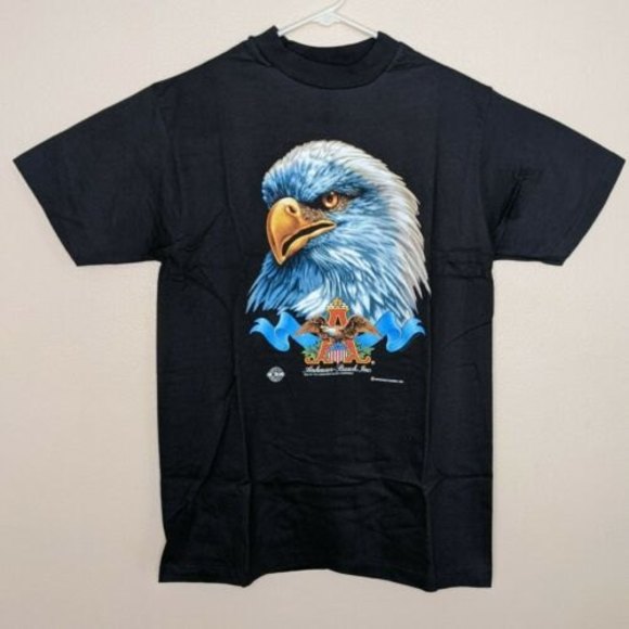 Vintage Anheuser-Busch Eagle Large T-Shirt 1991 Single Stitch Made In USA New - Picture 2 of 8